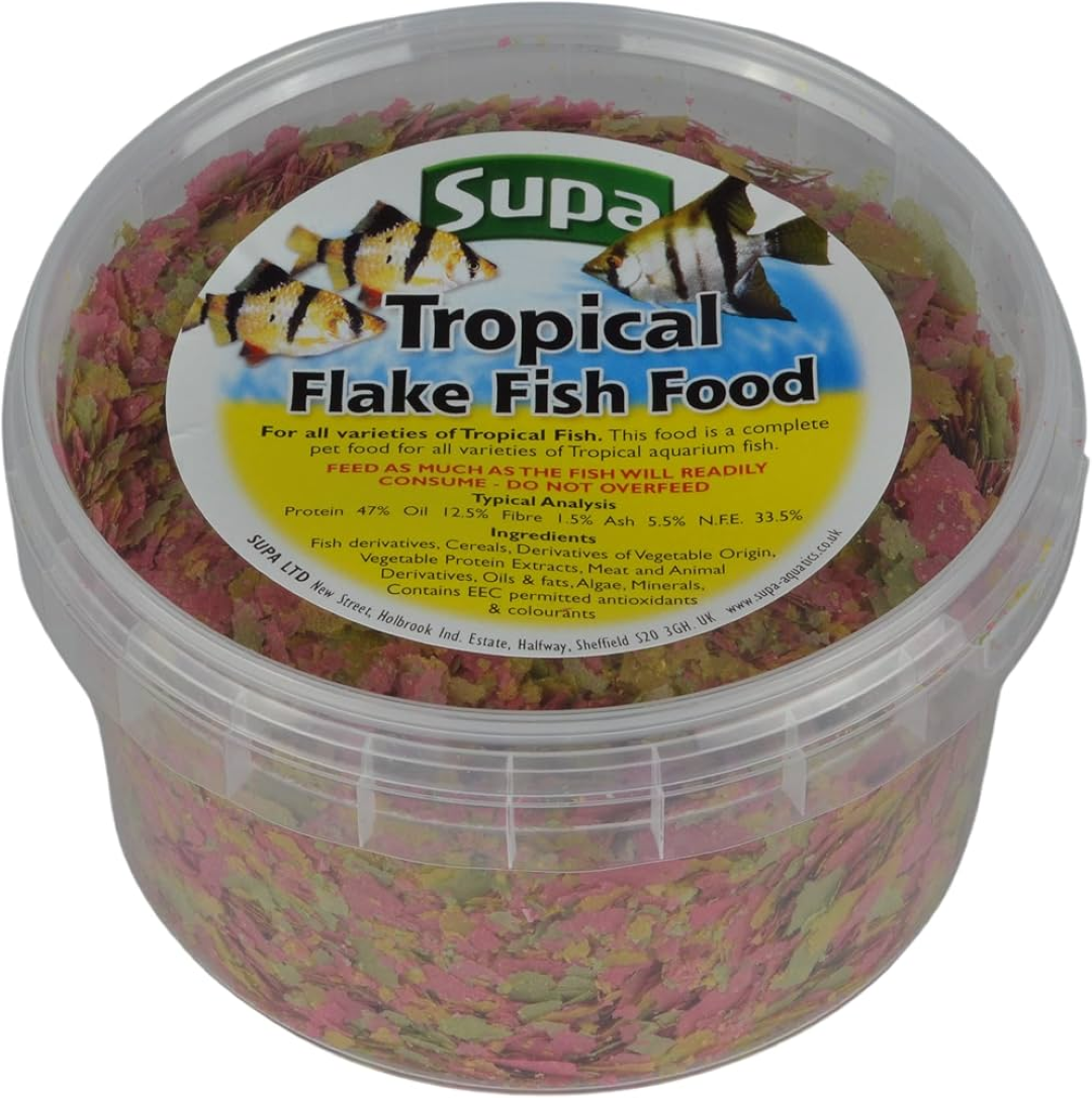 SUPA TROPICAL FISH FLAKES 500ML